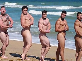 Muscle Men Nude Beach
